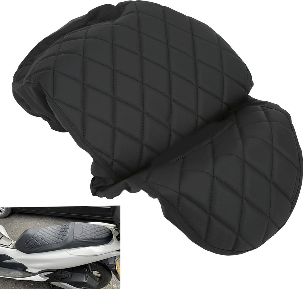 Motorrad-Sitzbezug, Stoßdämpfungskissen, Kunstleder-Ersatz für PCX125/150 2016-2019