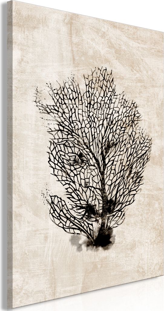Vliesstoff Leinwandbild - Sea Fan (1 Part) Vertical 60x90 cm Blumen b-A-0782-b-a