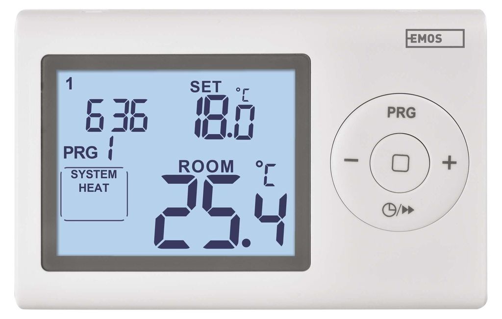Pokojový programovatelný drátový termostat P5607