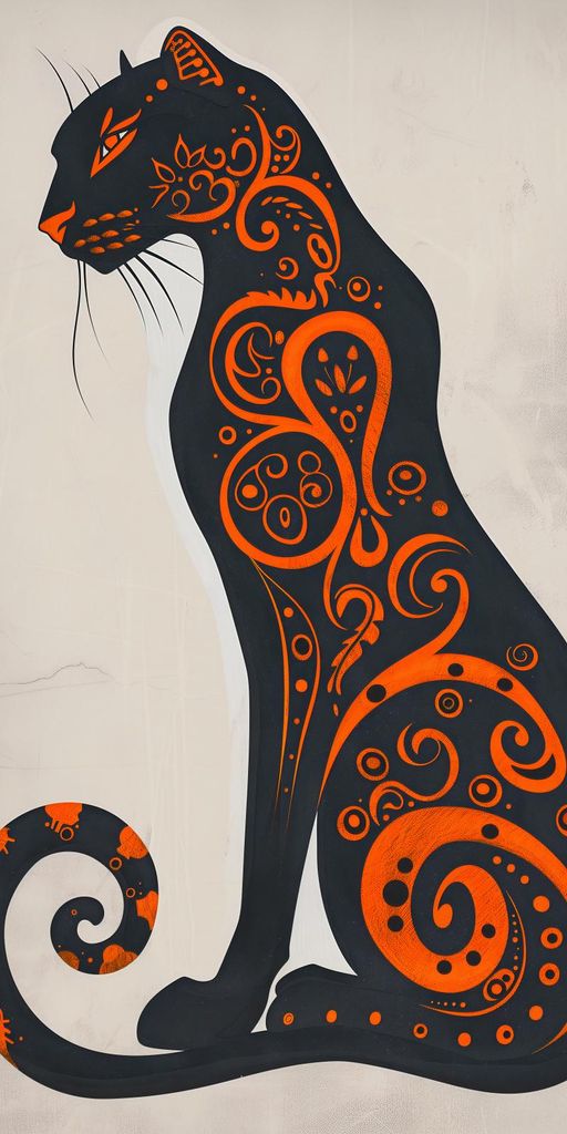 Plakat 50x100cm Kunst und Ornament