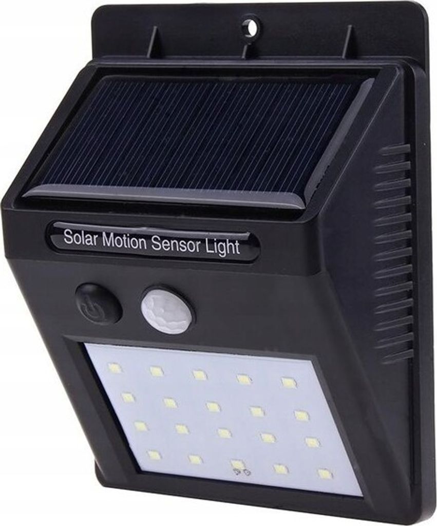 Halogénová solárna lampa 20 Led s detektorom pohybu Obrázok produktu 