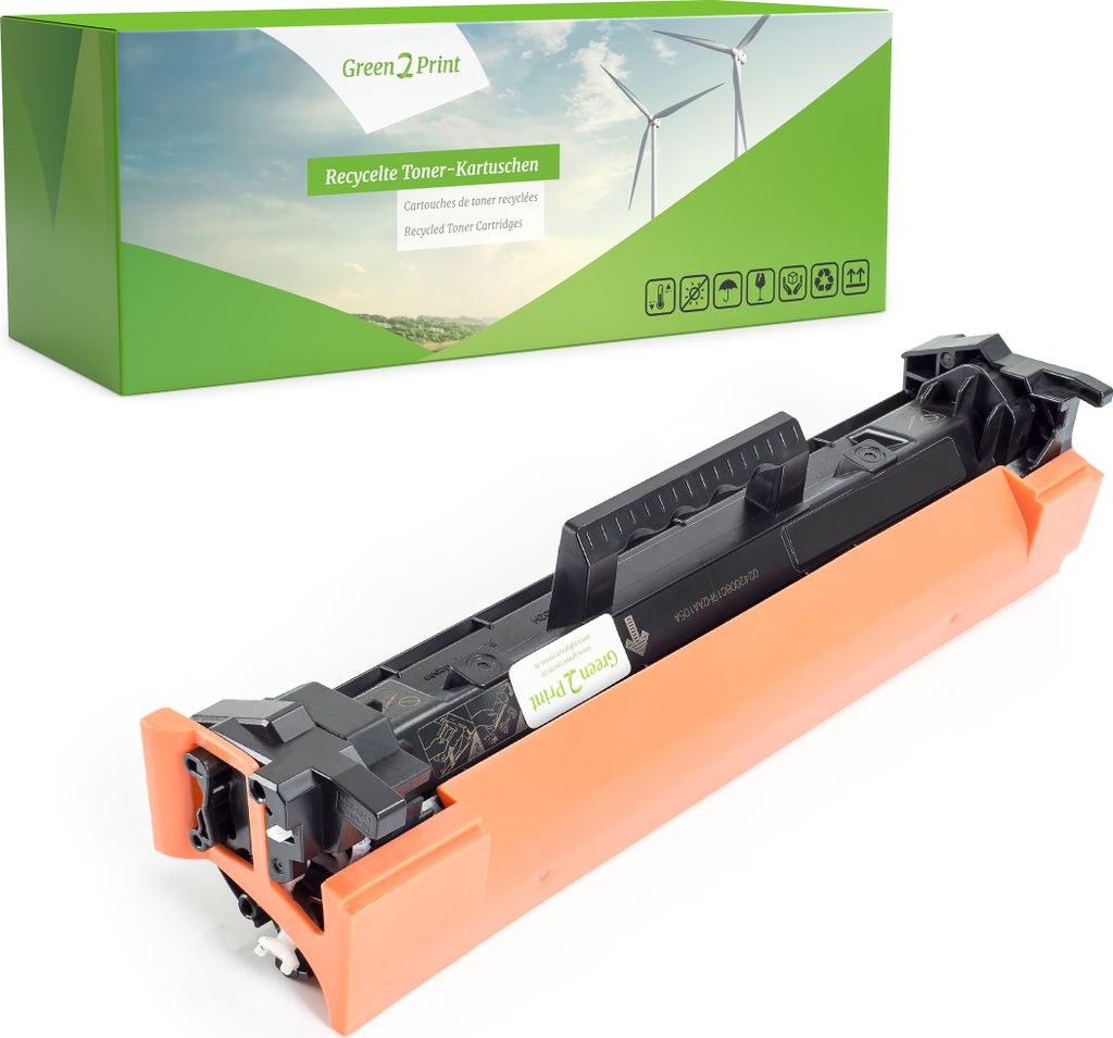 Green2Print Toner Doppelpack, 2 Kartuschen 2x 1600 Seiten ersetzt HP CF230A, 30A passend für HP LaserJet Pro M203, LaserJet Pro MFP M227
