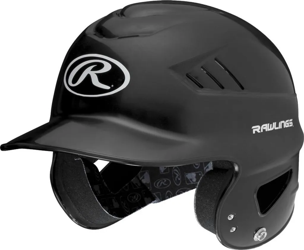 Casque de Battage Baseball et Softball Rawlings RCFH Noir Brillant