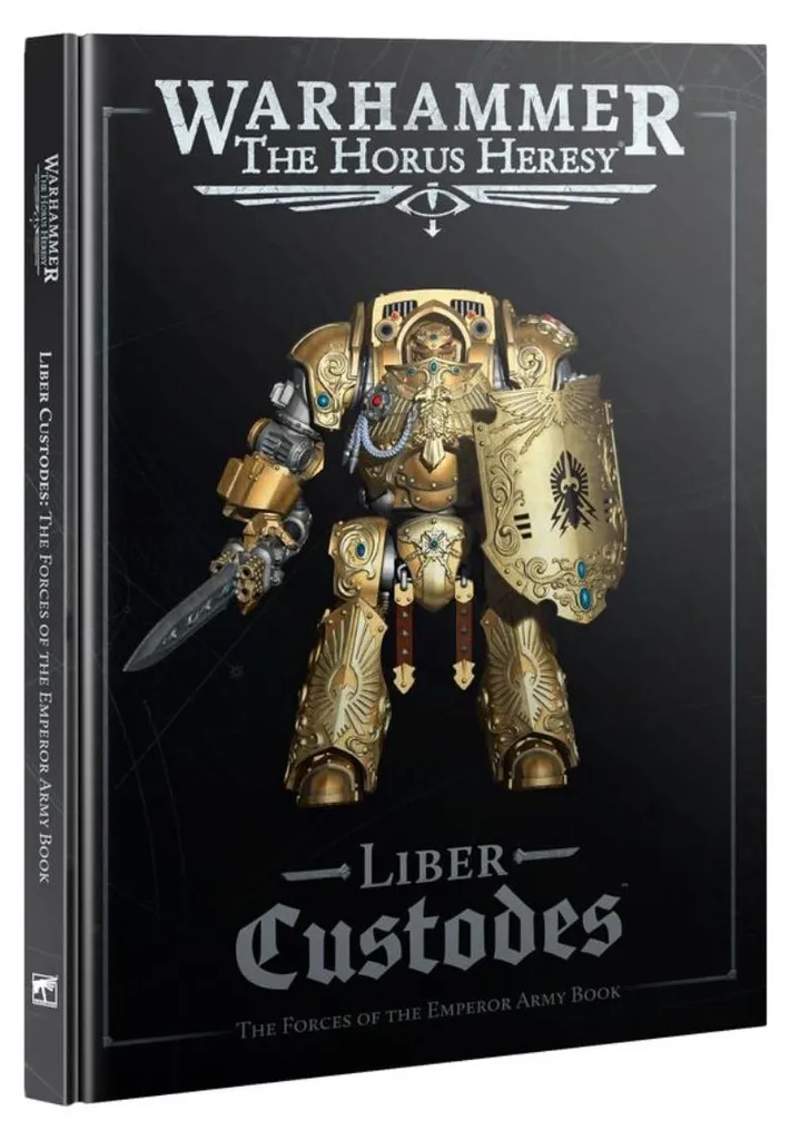 Livre de règles Warhammer Liber Custodes Horus Heresy Edition 2026