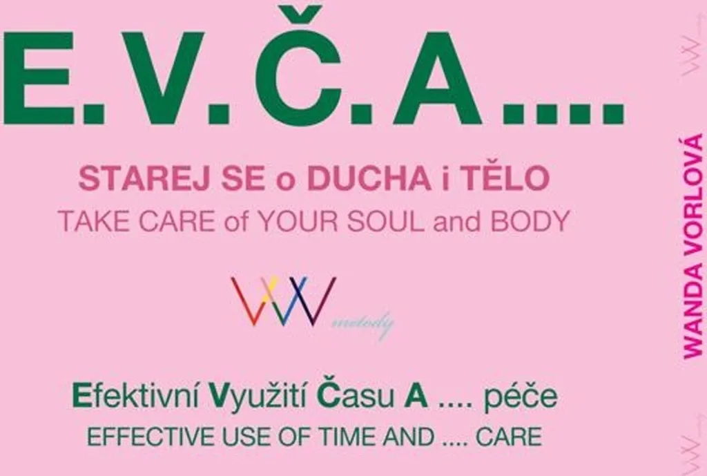 Livre de développement personnel EVCA de Wanda Vorlová format broché