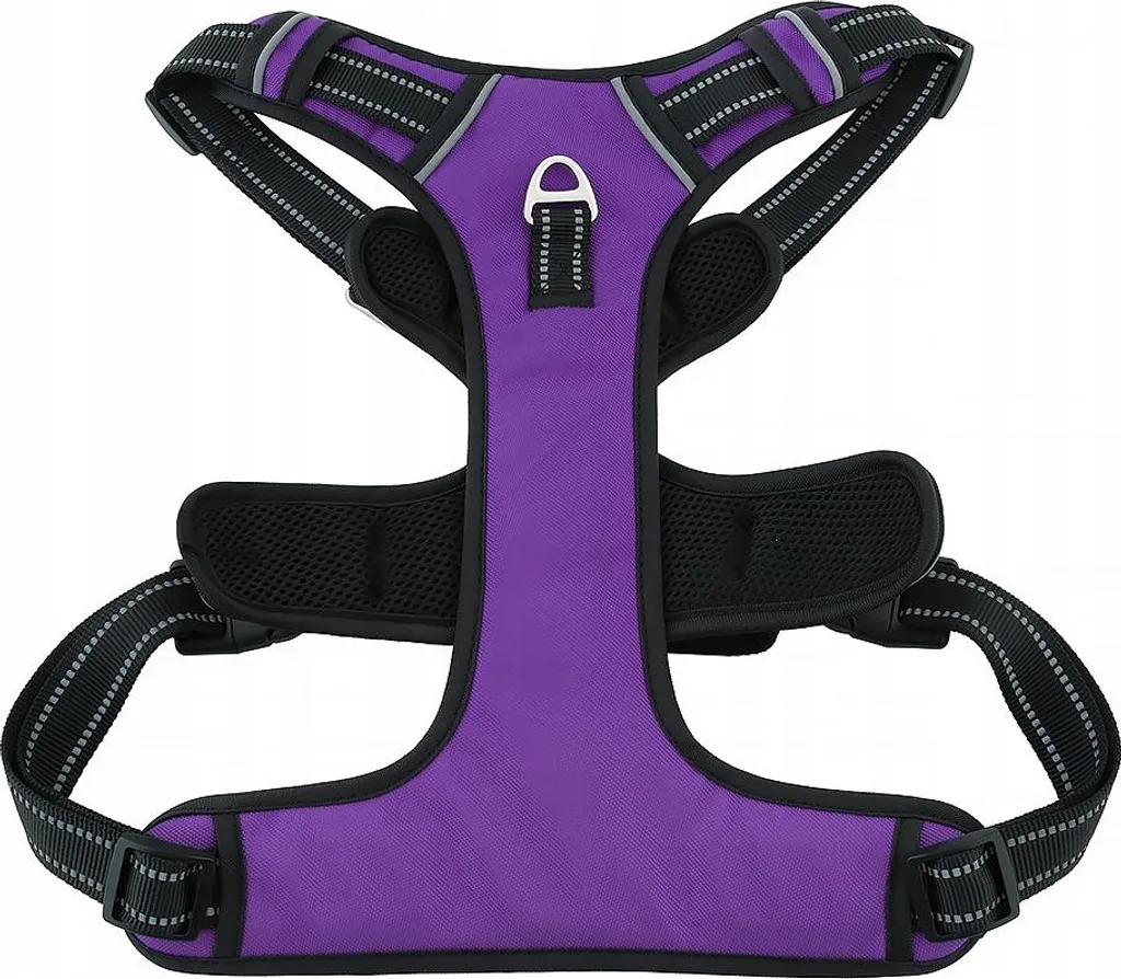 HUGGY DOGGY Harnais Chien Labrador et Shepherd Taille XL Réglable Noir