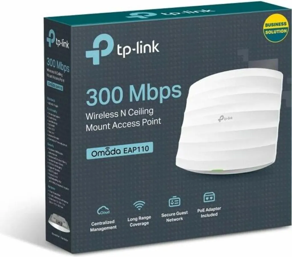 Point d'Accès Wi-Fi Professionnel EAP110 pour Bureaux et Commerces PoE - 13