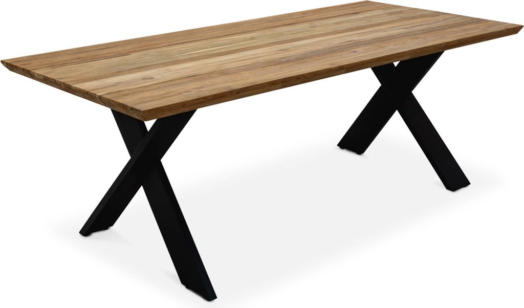 Sens-Line Hamilton Tisch Aluminium/teak 220x100