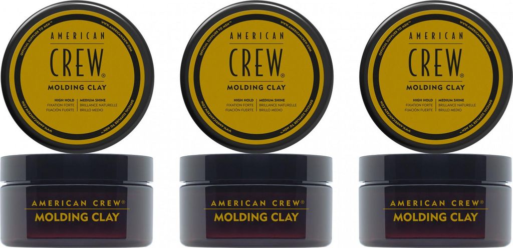 American Crew Classic Molding Clay 3 x 85 g Haarpaste Set