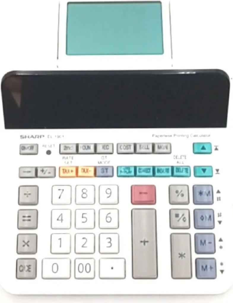 Calculatrice Sharp EL-1901 secteur : calculez sans papier - 11