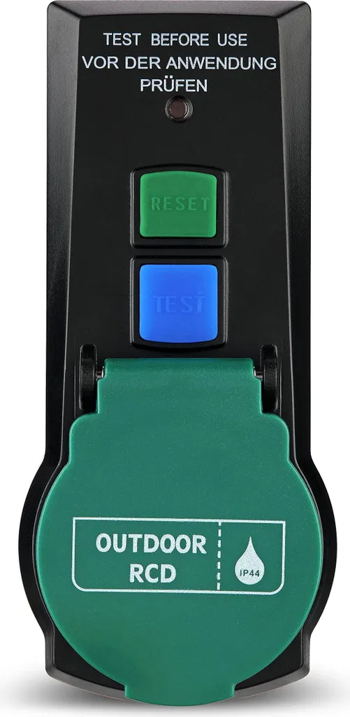 Adaptateur de protection différentiel intermédiaire RCD 30mA portable - 18