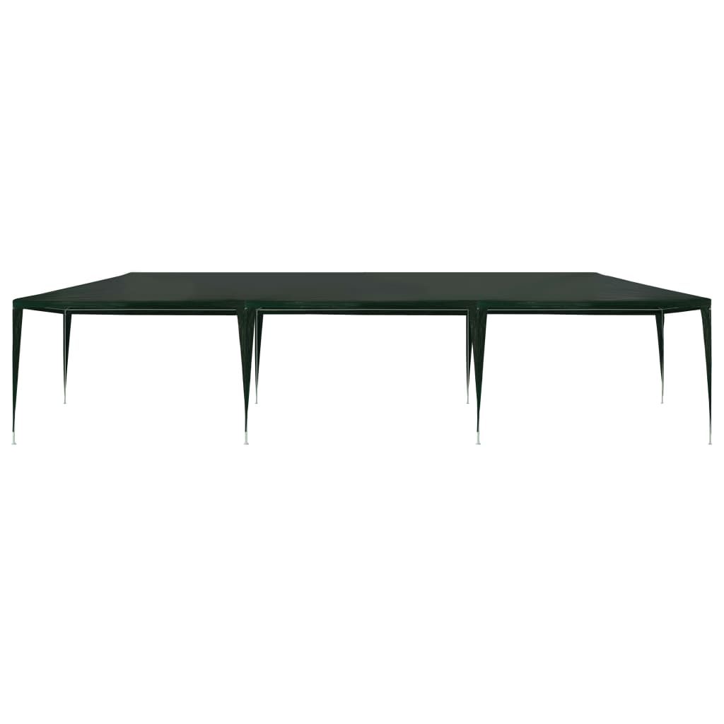 vidaXL Tenda per feste 3x9 m PE Verde Immagine del prodotto 