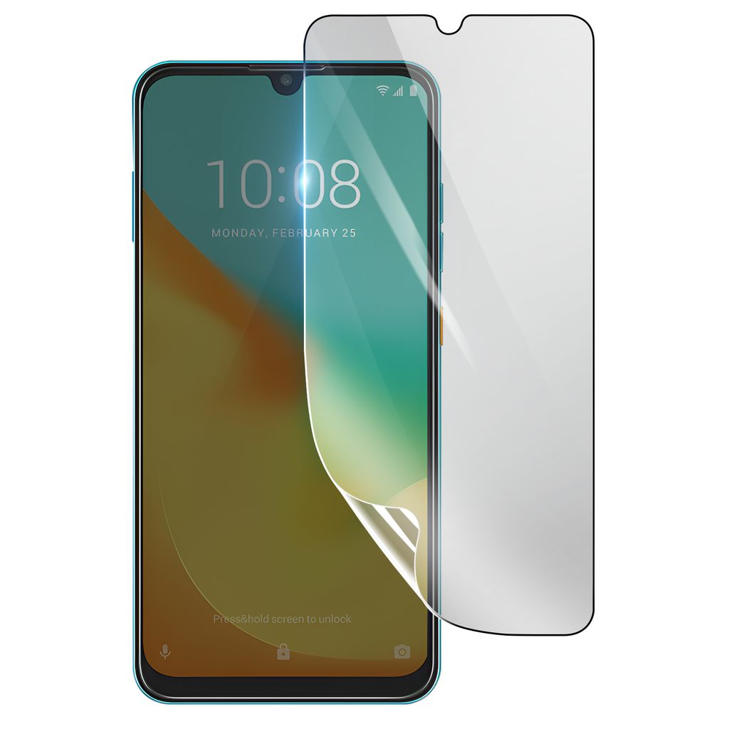 3mk, Stoß- und kratzfester Hydrogel Bildschirmschutz für Zte Blade V10 Vita, Transparent