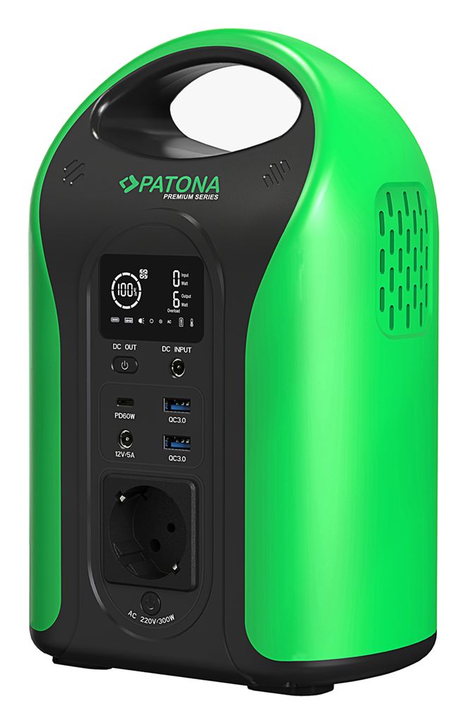 PATONA Powerstation Outdoor 300 / 300W PD60W USB DC12 / 5A Produktbild 