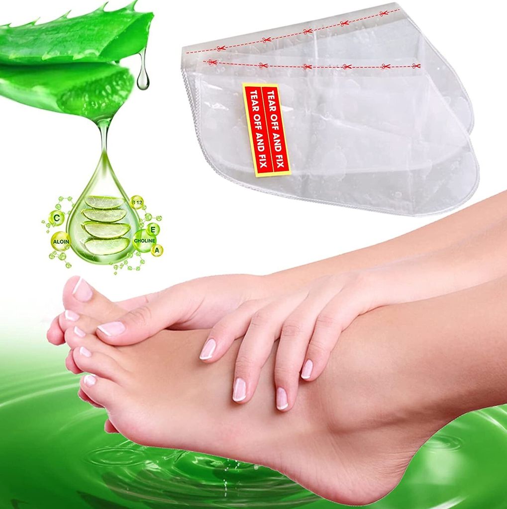 HQRKOTM 6 Paar Peeling-Fußmasken – Für Weiche Füße & Hornhautentfernung