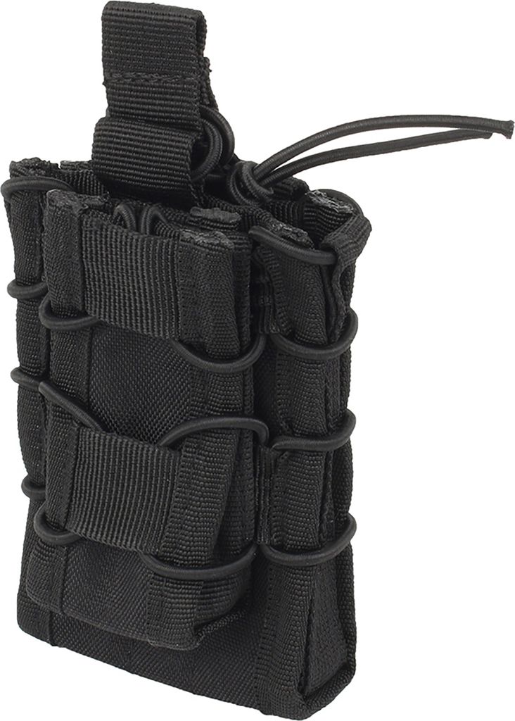 Tragbarer Munitionscliphalter fš¹r den Au?enbereich, Taillen-Aufbewahrungstasche, Mini-Pack-Magazintasche fš¹r die Jagd (schwarz)