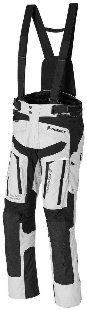 Pantaloni da moto in tessuto Germot InsideOut, grigio Immagine del prodotto 