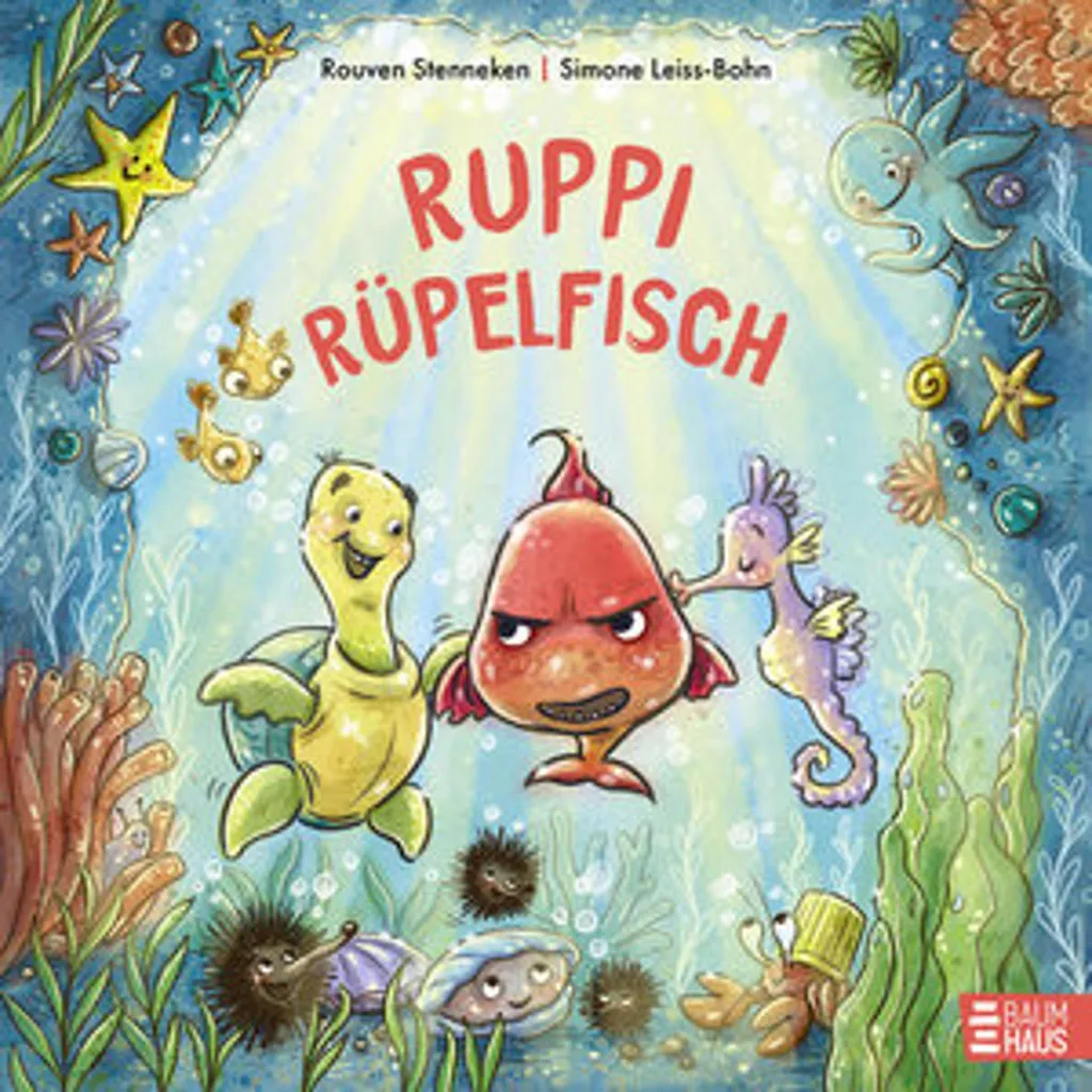 Ruppi Poisson-chien - Peluche réaliste et ludique pour petits et grands
