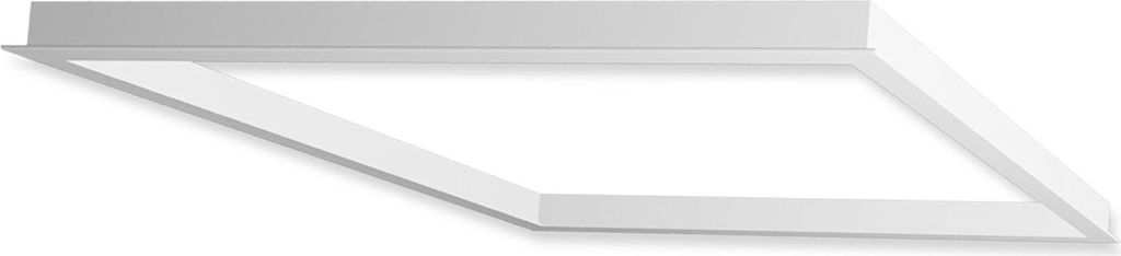 ISOLED Einbaurahmen weiß RAL 9016 für LED Panel 600