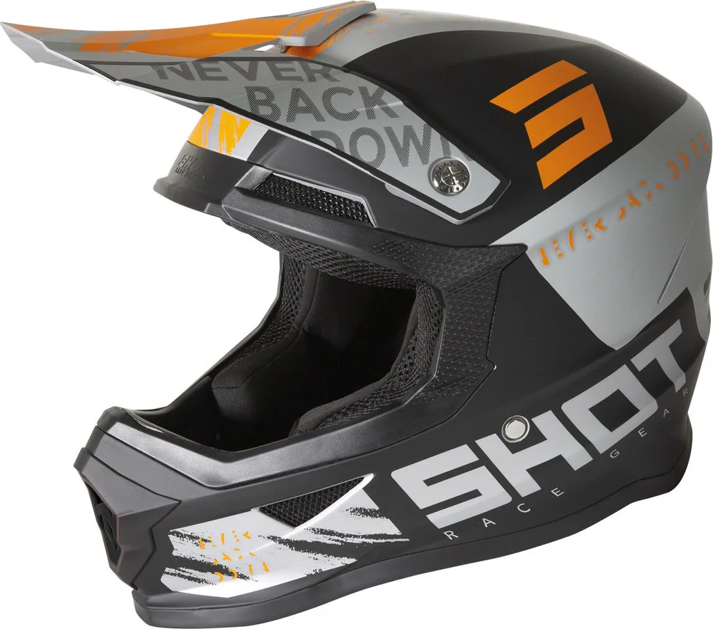 Casque Motocross Shot Furious Draw - Ventilation et Grand Confort en 2XL