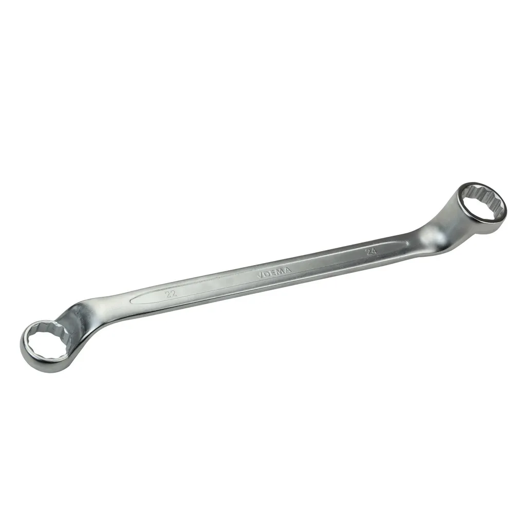 OFFERTA Chiave Doppio Anello 22x24 mm 75° Offset Acciaio Professionale