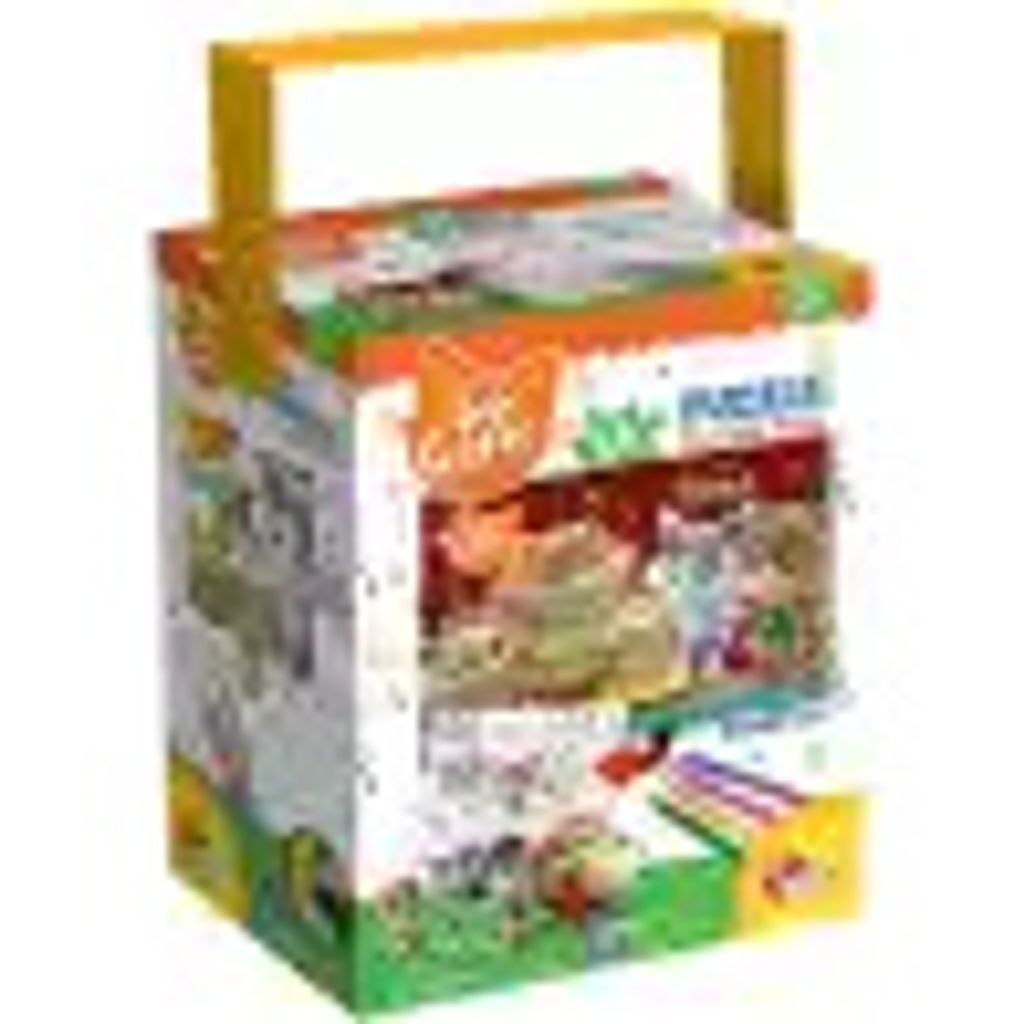 Lisciani Giochi Tub Puzzle Mini 24 44 Gatti Meaow!, Unisex, Nemo