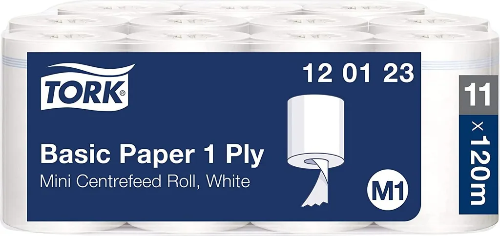 Essuie-mains en Papier Professionnel Mini 1 Pli Kärcher Innenabrollung 11u
