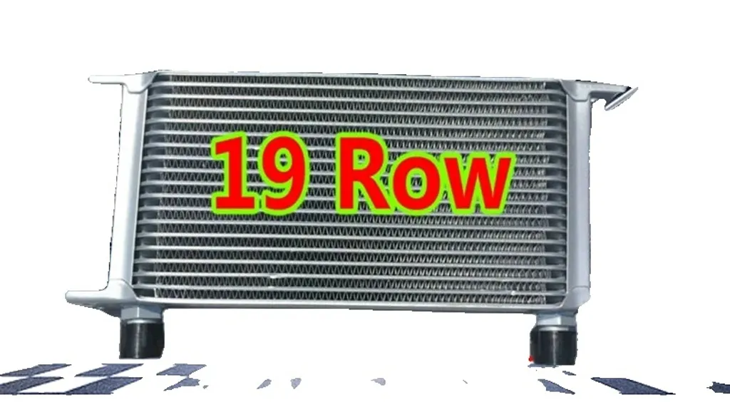Radiateur d'huile AN10 19 rangées alu : refroidissement moteur ultra efficace