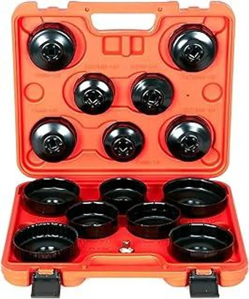 Set 23 Pezzi Tappi Per Filtro Olio In Alluminio – Chiavi A Bussola Professionali Per Auto