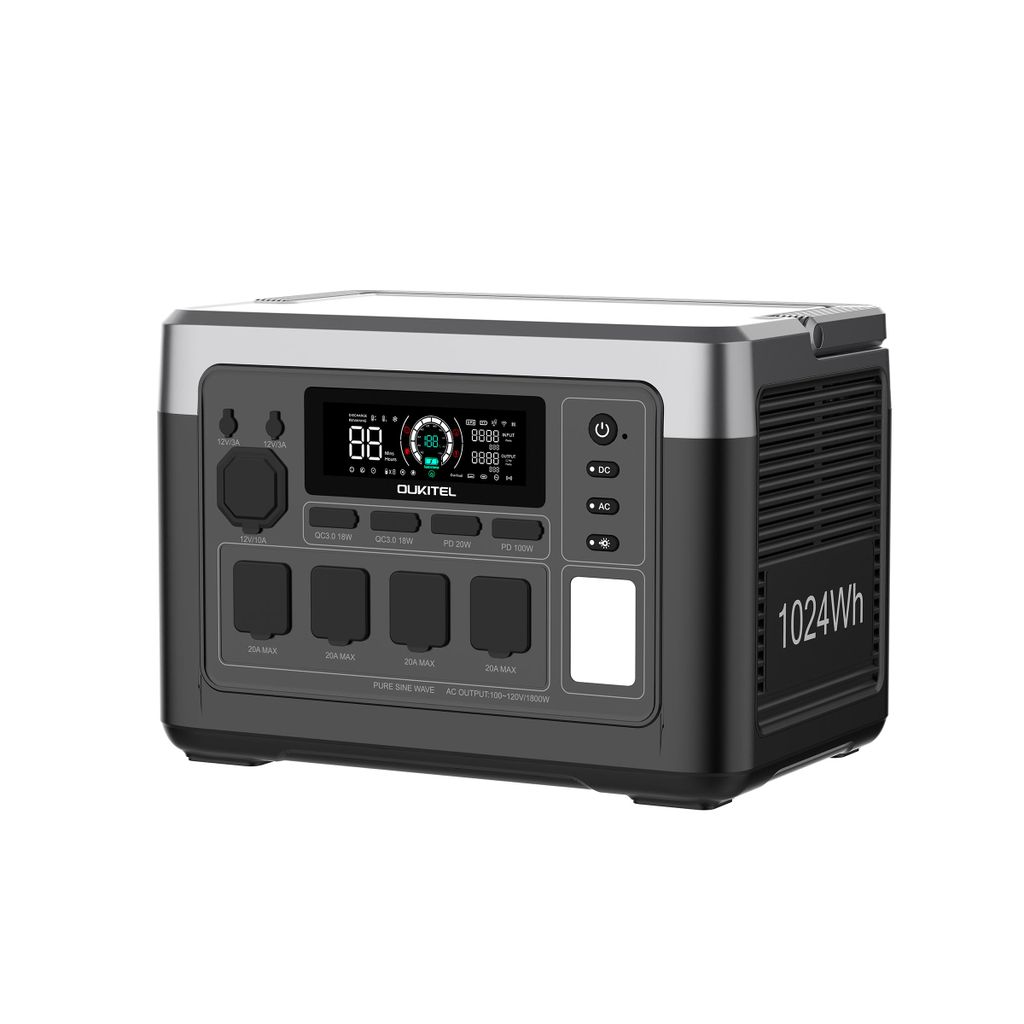 OUKITEL P1000E PLUS Prenosná elektráreň 1800 W | 1024 Wh Obrázok produktu 