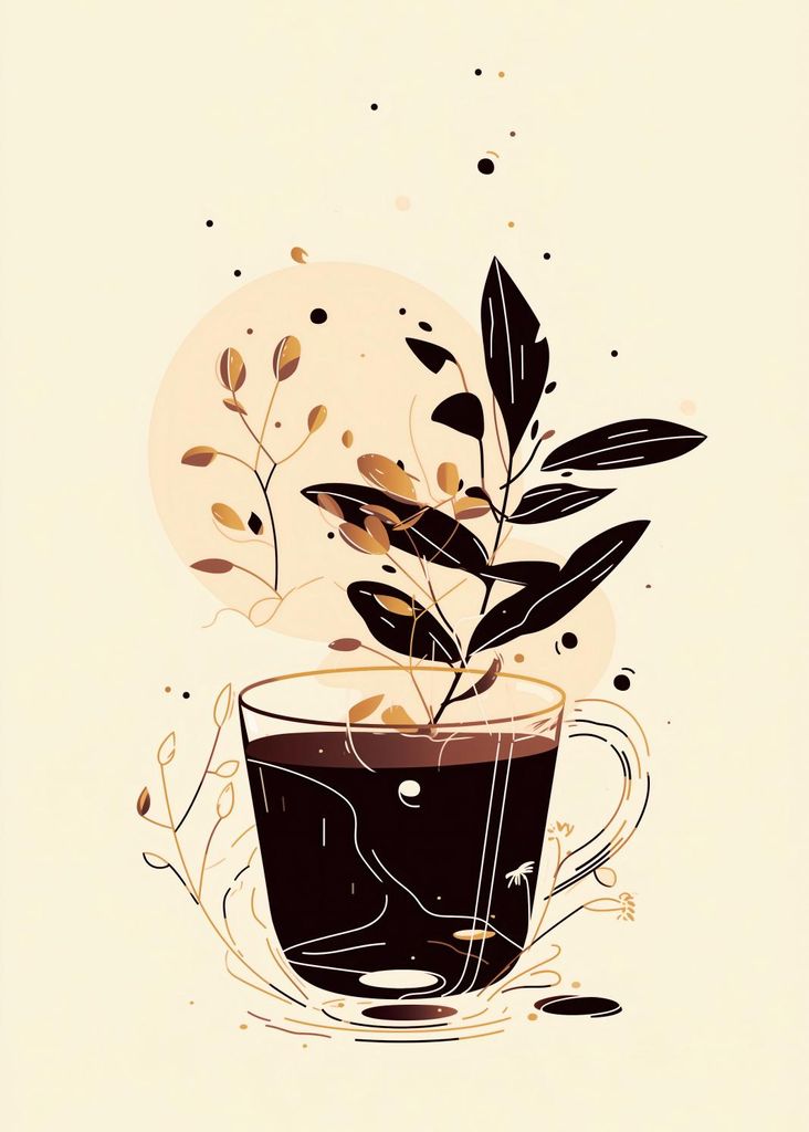 Plakat 25x35cm Herbsttopf