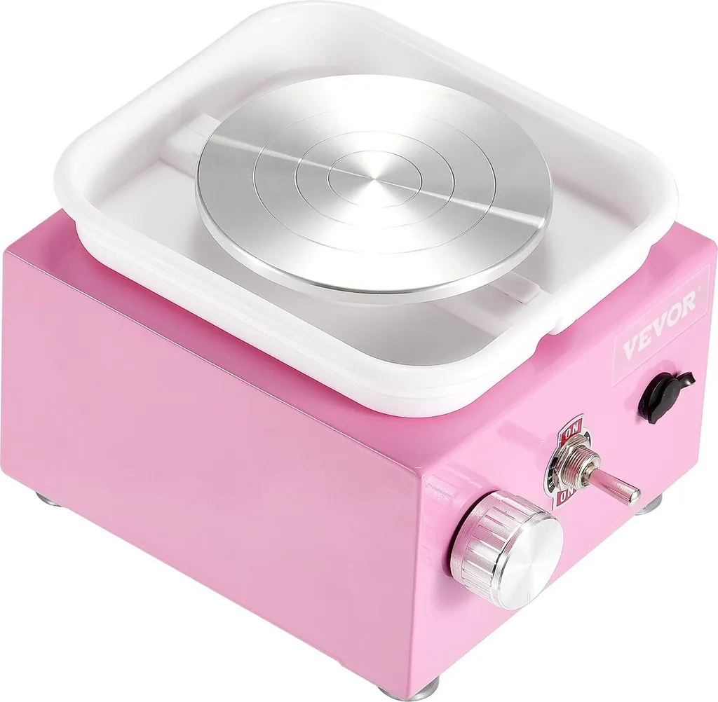 Machine Céramique 320 tr/min : Tour de Potier Rose Compact et Rapide - 11