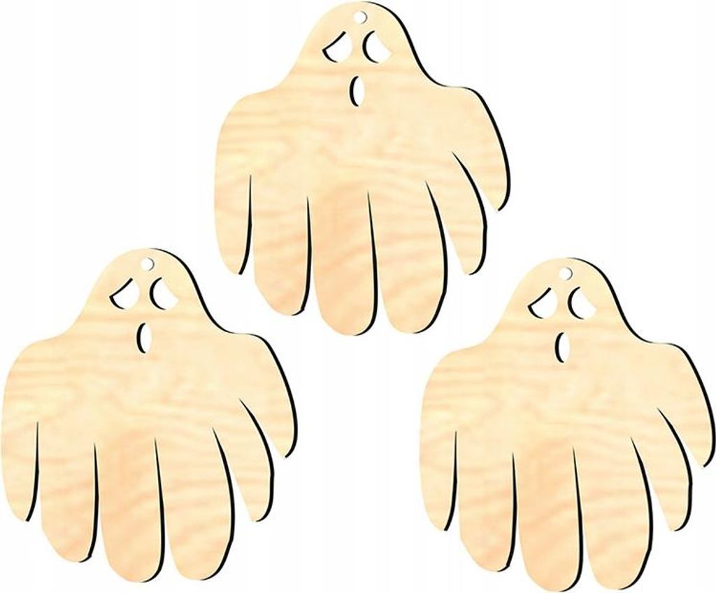 HALLOWEEN Holzdeko Anhänger H6 3 Stk.