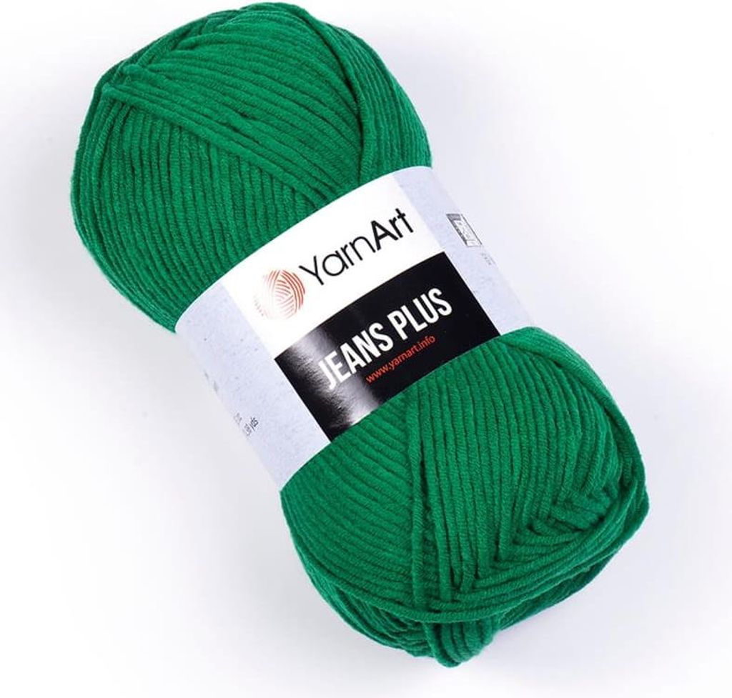 YarnArt Jeans Plus příze 100 g / 160 m - barva 52 travní Obrázek produktu 