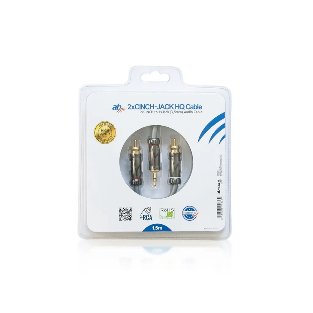 Cavo Audio AB HQ Jack-RCA 1,5m | La Soluzione Definitiva ai Rumori