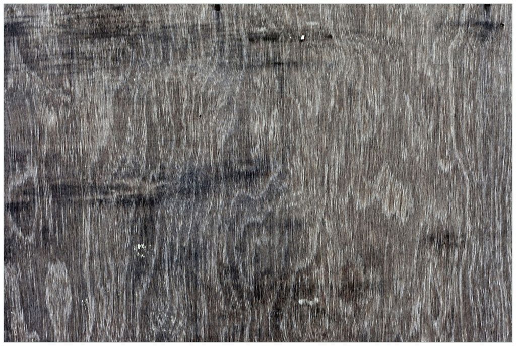 Wallario Premium Glasbild, freischwebende Optik, kräftige Farben, Größe 90 x 60 cm Motiv Holzmuster in grau, braun und schwarz