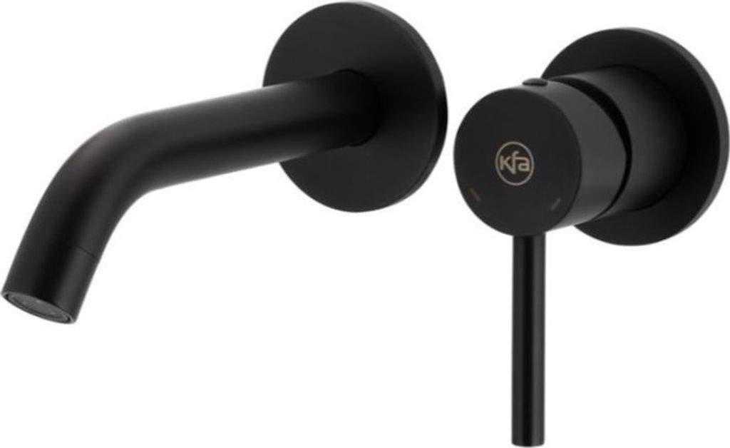 KFA Moza Unterputz-Waschtischarmatur schwarz (5039-810-81) Produktbild 