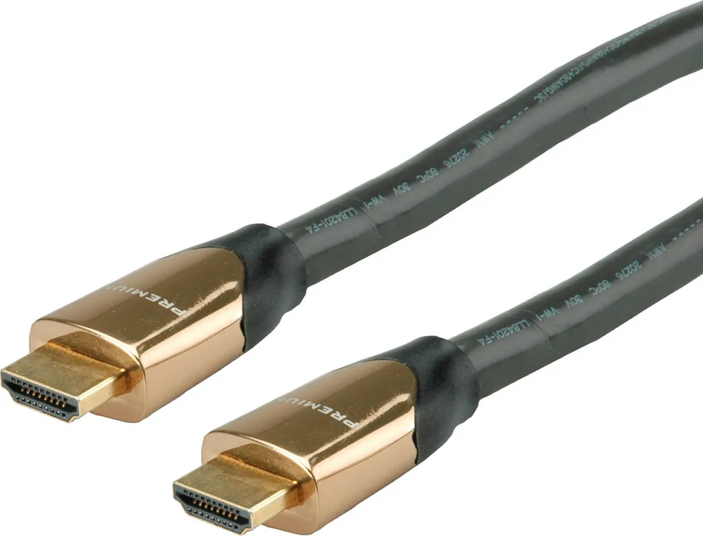 ROLINE 4K HDMI 7.5m: Cavo Professionale Ultra HD ST/ST per Aziende
