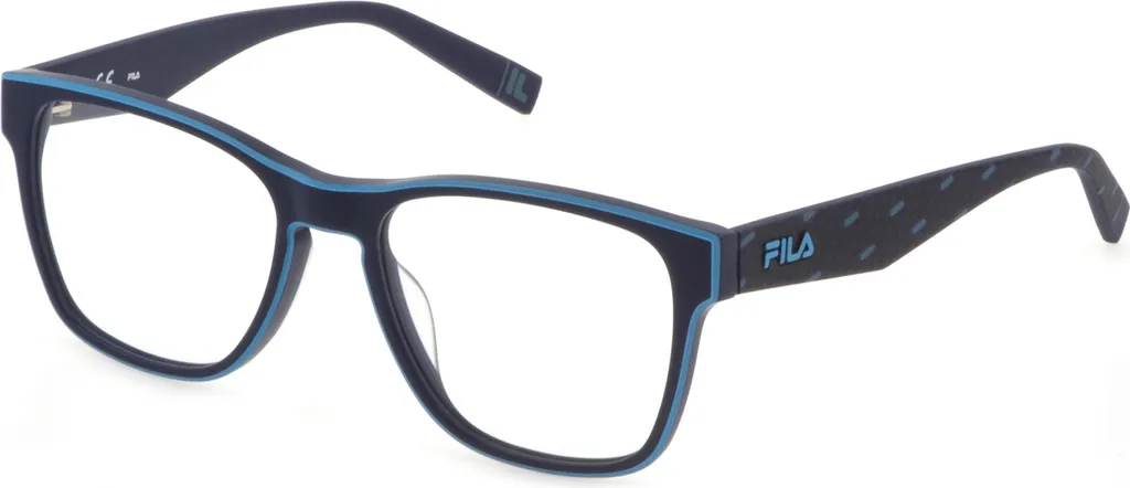 Monture optique unisexe Fila Filly Blue VFI115 lunettes bleues 54mm