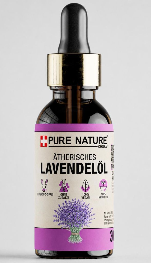 Levanduľový esenciálny olej 30 ml, 100% prírodný olej Obrázok produktu 