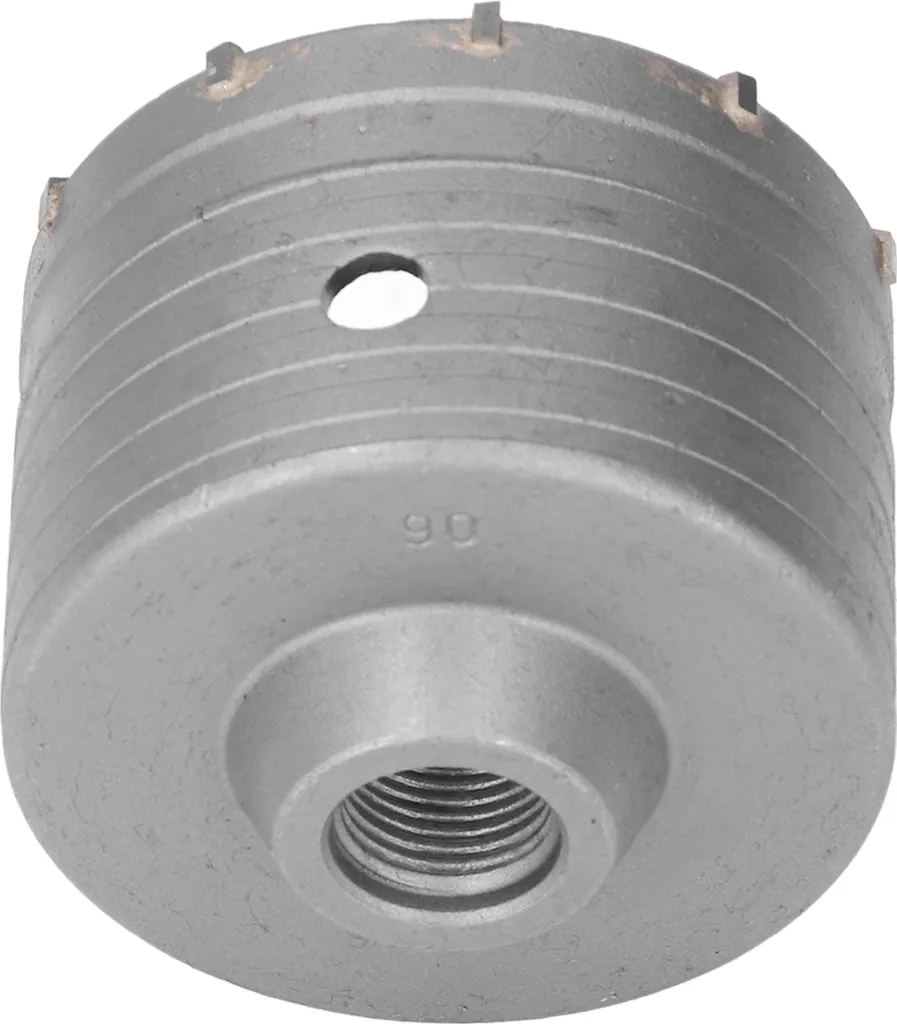 Trépan béton 90 mm avec pointe carbure pour passage de climatisation - 6