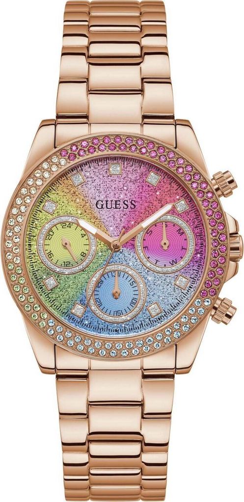 Guess Damen Armbanduhr Sol 38 mm rosegold GW0483L3