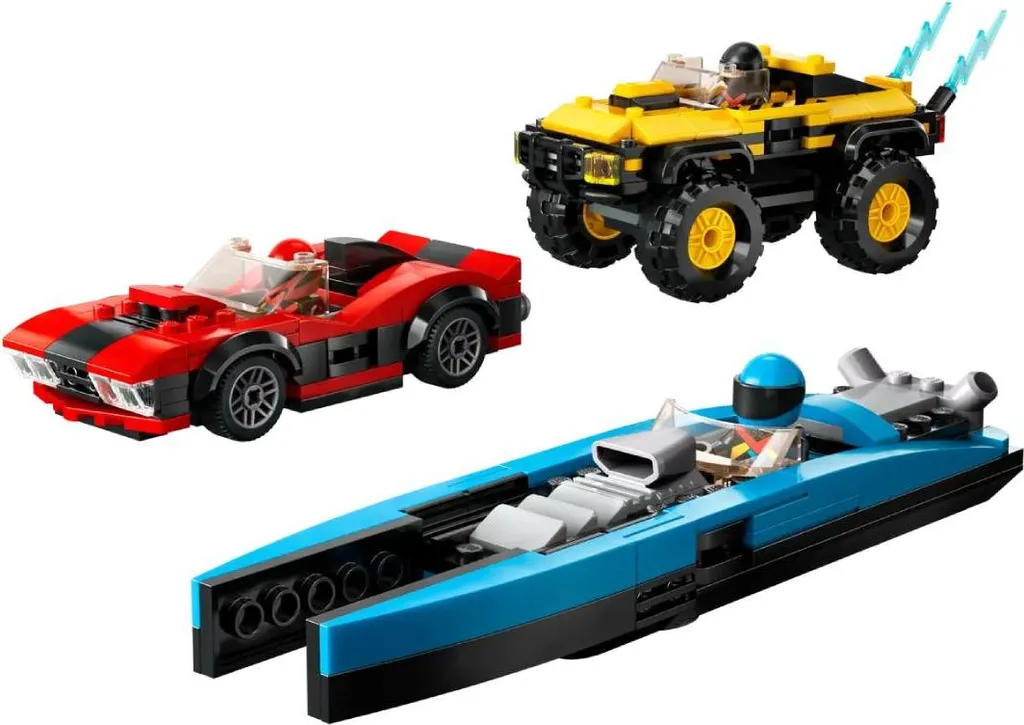 Pack de Véhicules de Course LEGO City 60395 - Set de Construction Complet