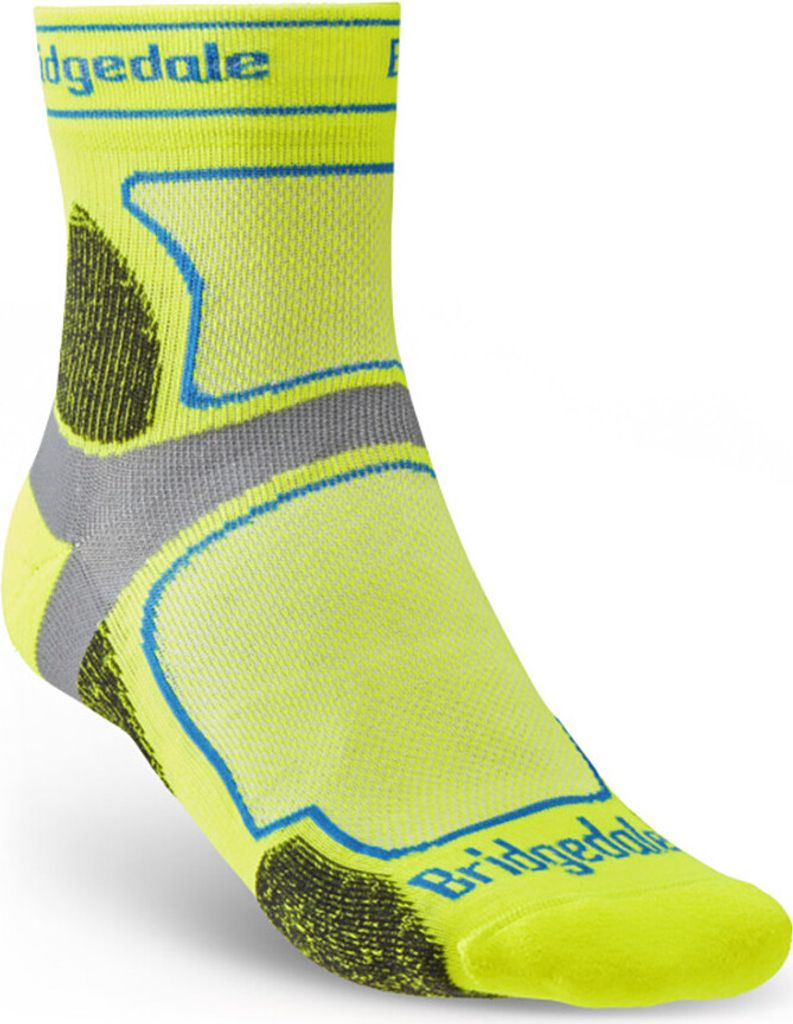 Bridgedale Trail Run Ultralight T2 Coolmax (Polyesterfasern) sport 3/4 Crew Velikost: S / Barvy: yellow