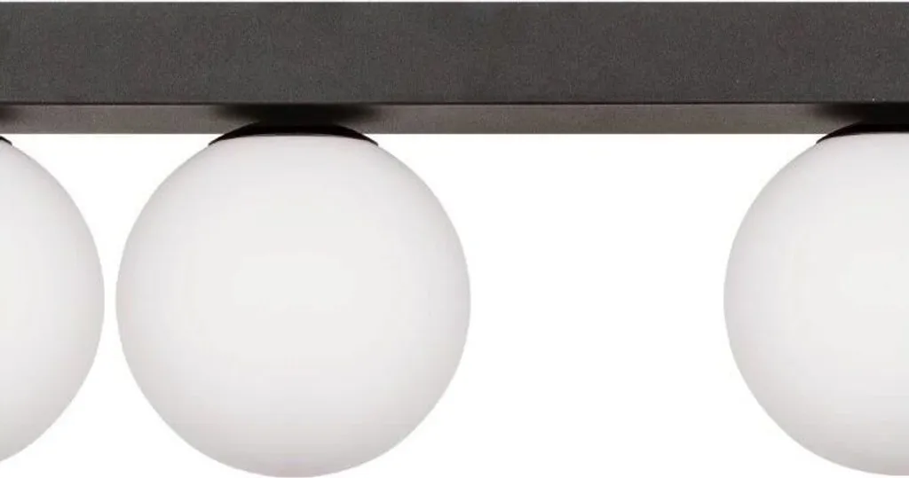 Lampada da Soffitto SPHERE 1203 Zuma Line - Design Moderno 3xG9 Nero