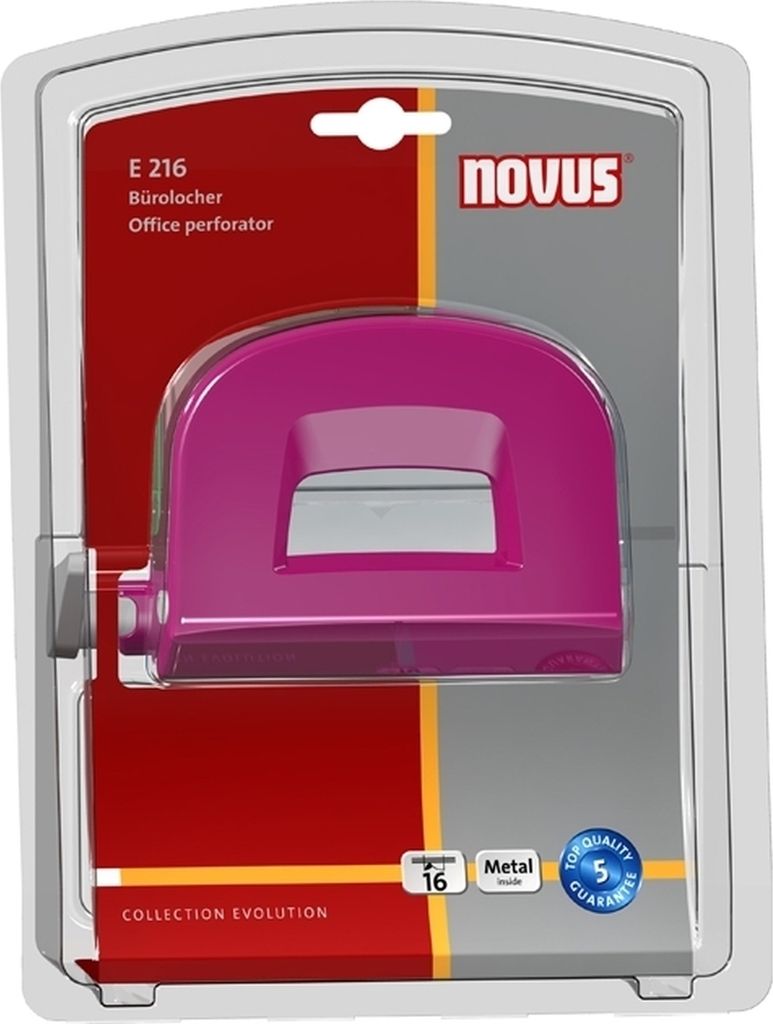 Locher E 216 pink Blister Packung mit 6 Stück