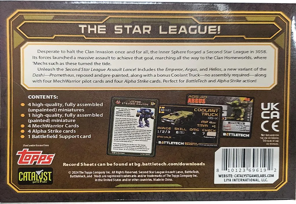 BattleTech Assault Lance - Figurines Détaillées Second Star League ENG - 2