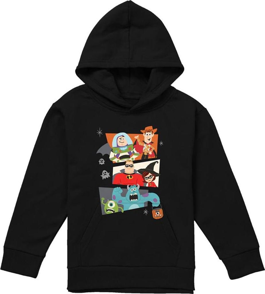 Disney Pixar - Kapuzenpullover für Kinder, Halloween TV22992 (152-158) (Schwarz)