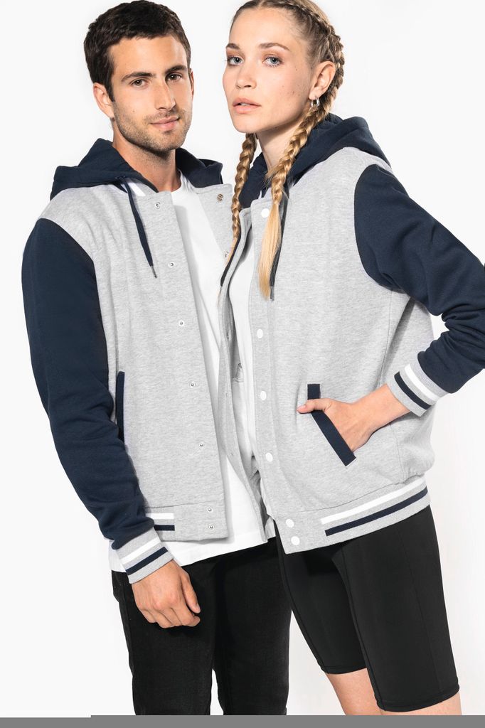 Kariban Uni College Jacke mit Kapuze Produktbild 