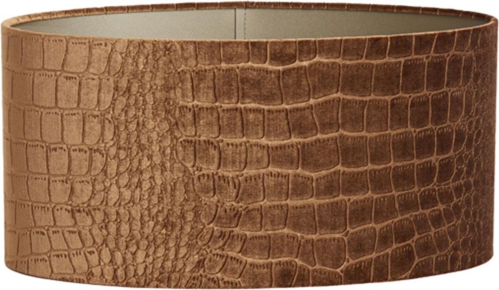 Light & Living - lampenschirm - Praya - braun - textil - E27 - 3845686
